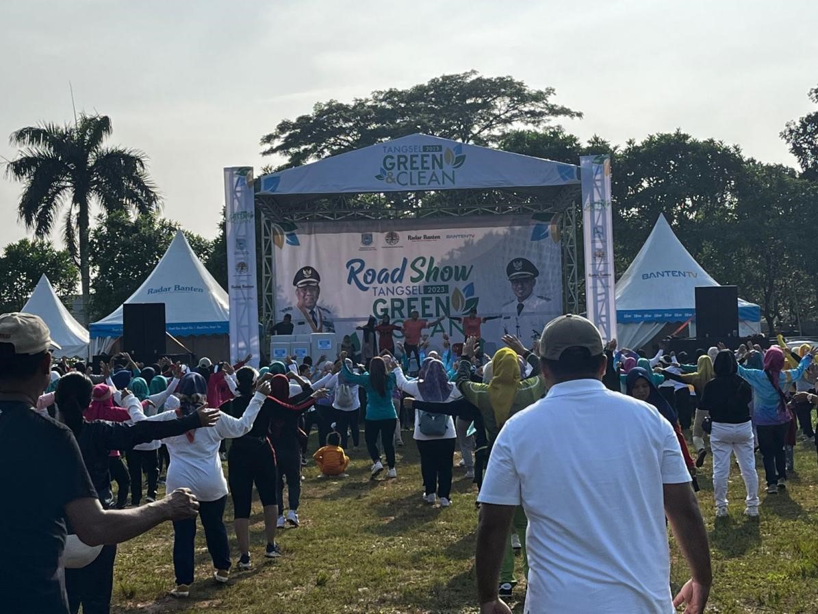 Gambar News @ Peduli Kebersihan Lingkungan Pemkot Tangsel Gelar Roadshow Green & Clean